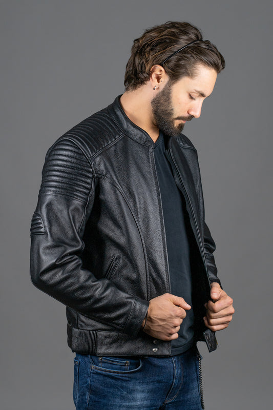 Giacca in pelle su misura