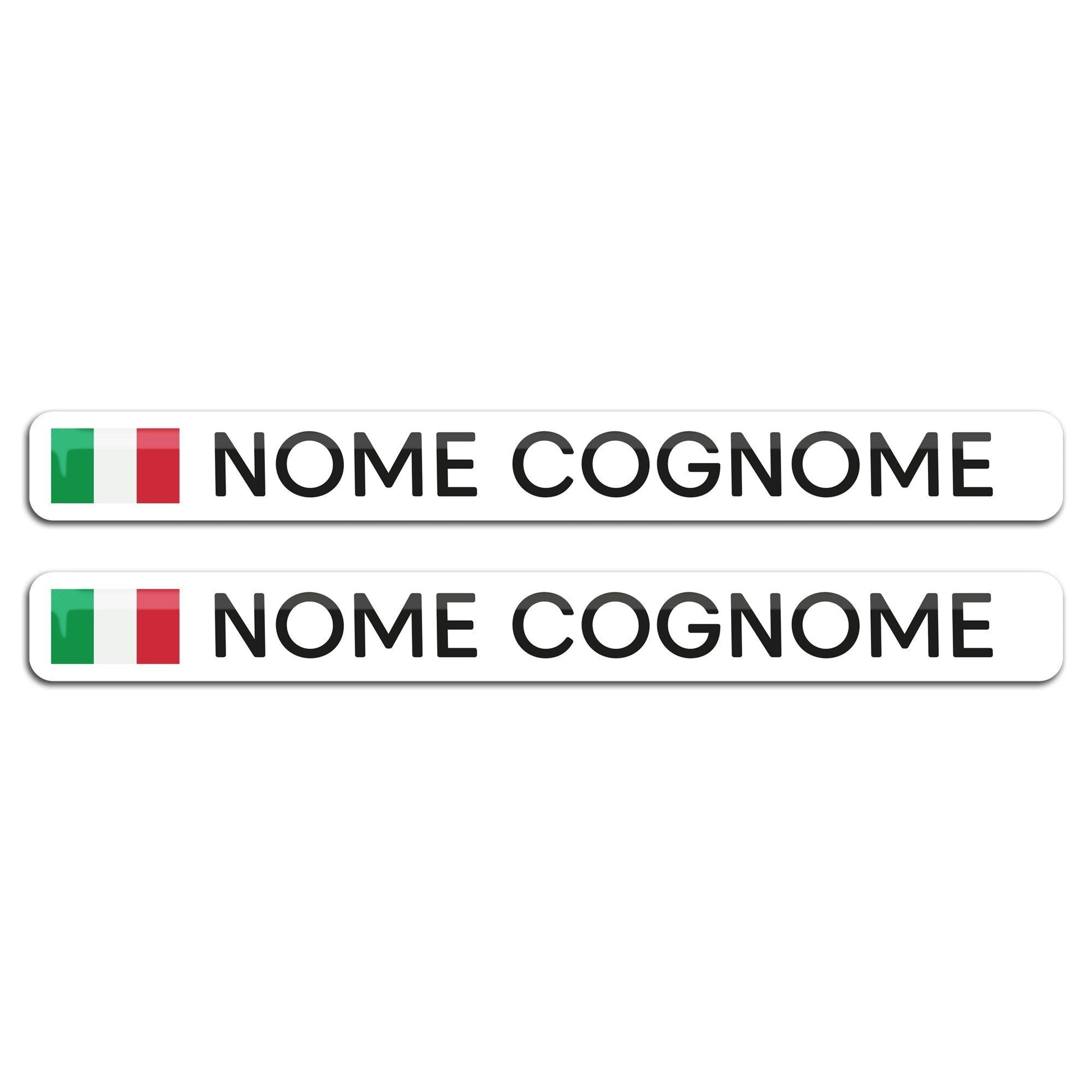 NOME E COGNOME IN RESINA 3D - Record Moda